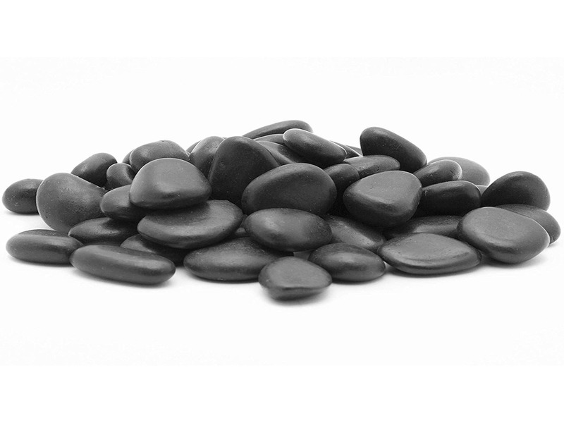 Marble black pebbles 20-30 mm  KievStone